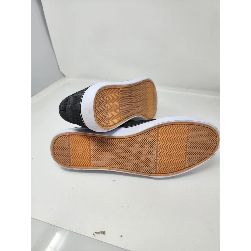 Goodfellow & Co Mens Phillip Slip On Sneakers Gray Canvas Casual Size 11